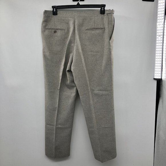 Vintage Dress Pants Mens 38R Used Brown Blend Textured - Picture 2 of 11